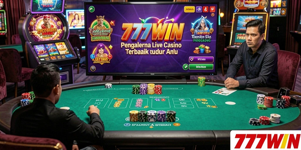 Screenshot gameplay Live Casino yang menarik dari 777WIN.