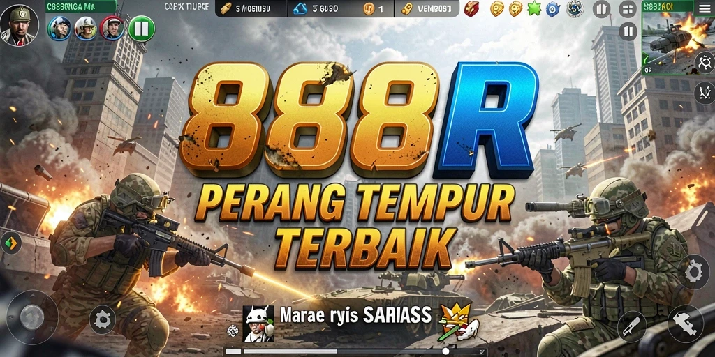 Gameplay seru dan mendebarkan dalam pertempuran TPS 888R.