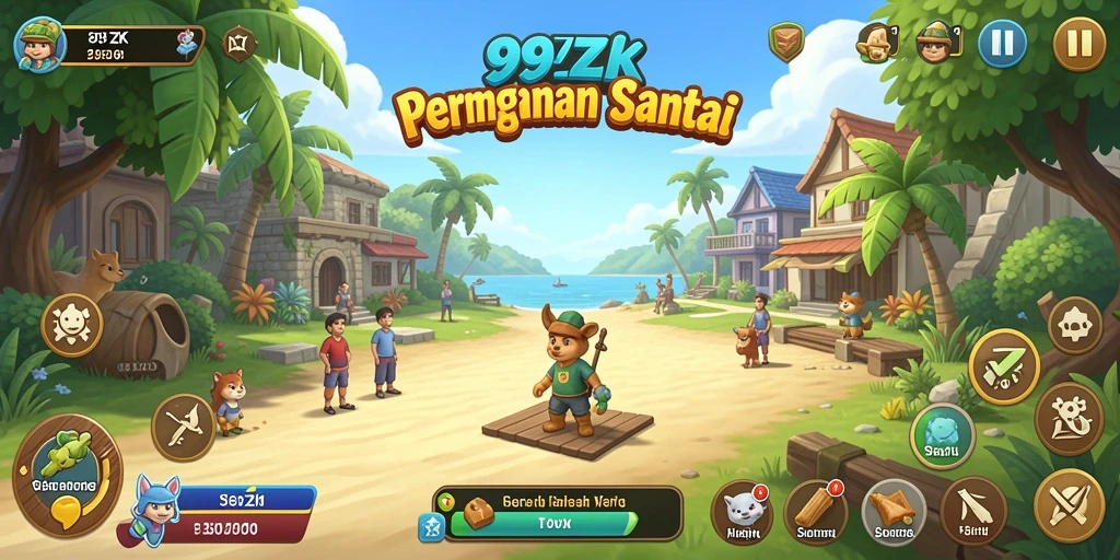 Tampilan gameplay 99ZK yang menarik dan menyenangkan.