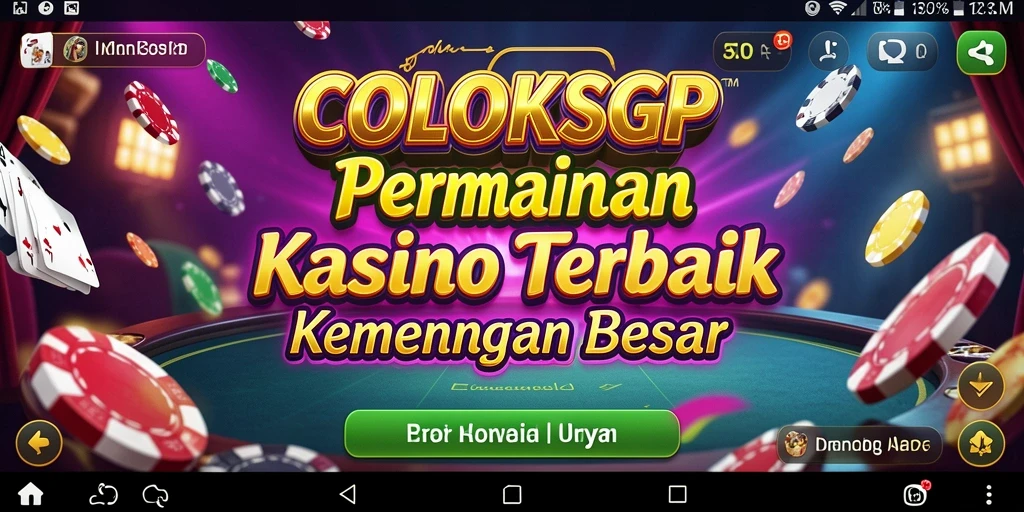 Screenshot gameplay COLOKSGP yang menunjukkan keseruan permainan Kasino.