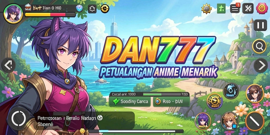 Screenshot menampilkan aksi pertarungan seru dalam DAN777.