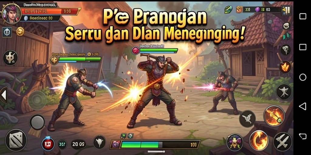 Tangkapan layar gameplay DEWITOGEL yang penuh aksi.