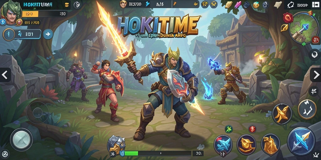 Tampilan menakjubkan dari gameplay HOKITIME yang memikat.