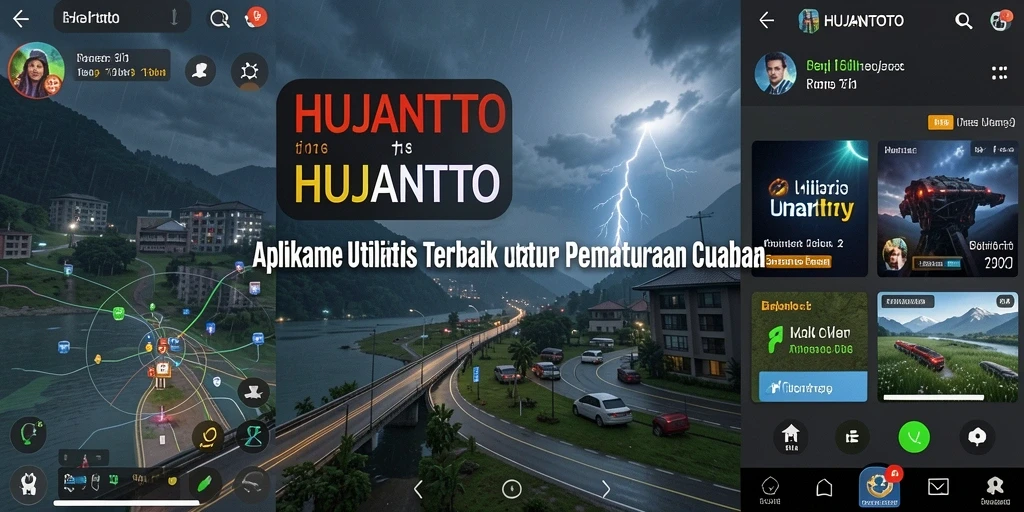 Tampilan antarmuka HUJANTOTO yang informatif dan mudah dipahami.