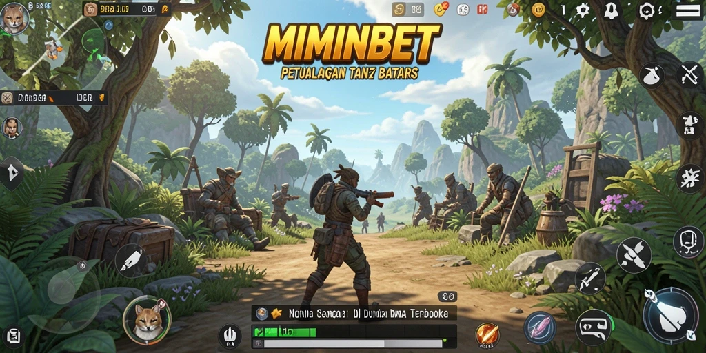 Tampilan gameplay MIMINBET yang menakjubkan di dunia terbuka.