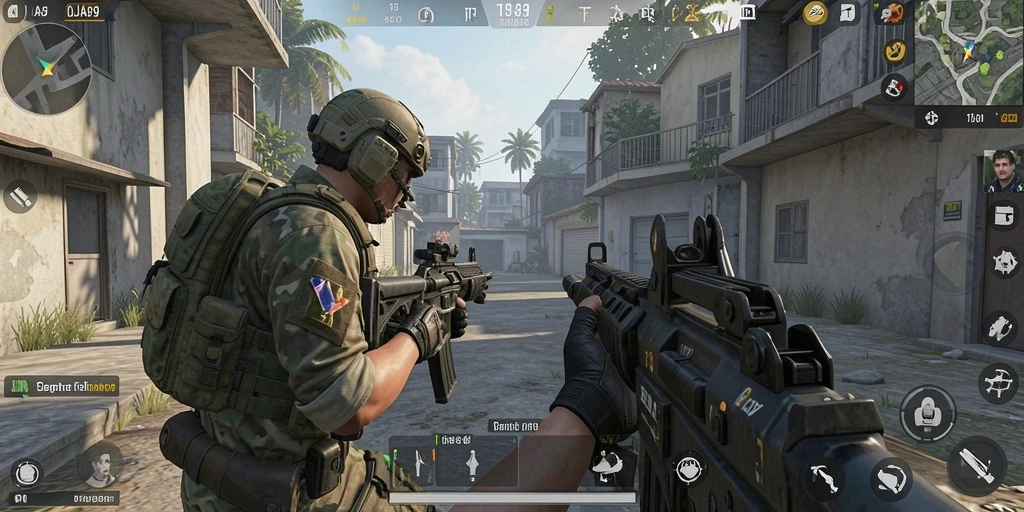 Tampilan gameplay OJA89 yang intens dan menegangkan.