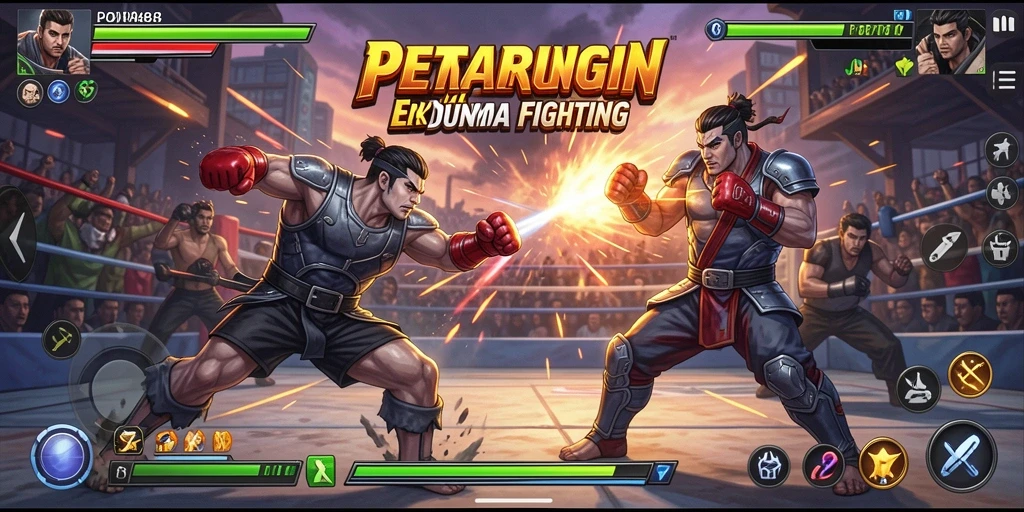 Tampilan dinamis karakter dalam pertarungan epik di POA88.