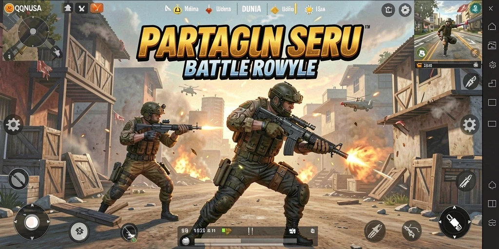 Tangkapan layar gameplay QQNUSA yang seru dan mendebarkan.