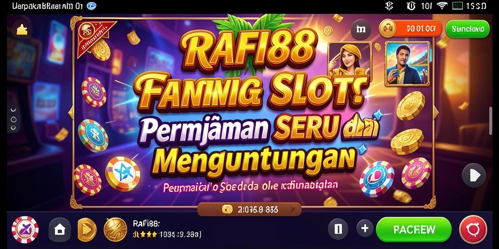 Gameplay seru dalam RAFI88 dengan berbagai tema slot.