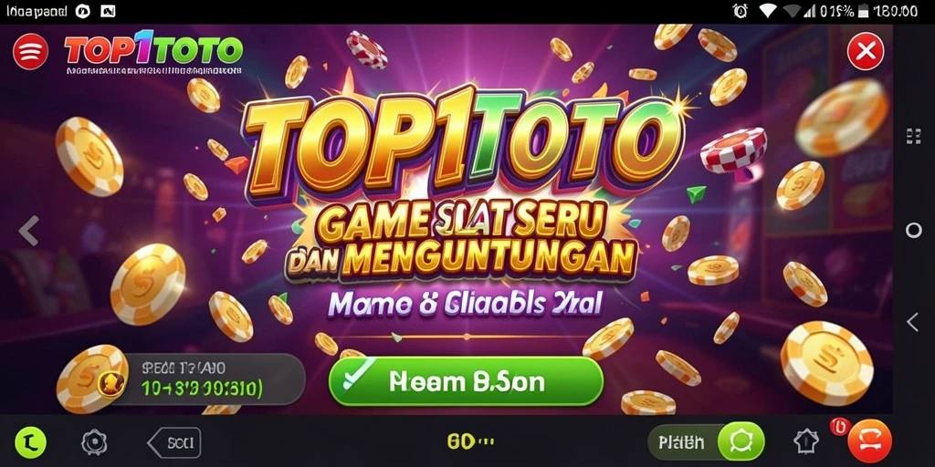 Tampilan permainan Slot yang menarik dan memukau di TOP1TOTO.
