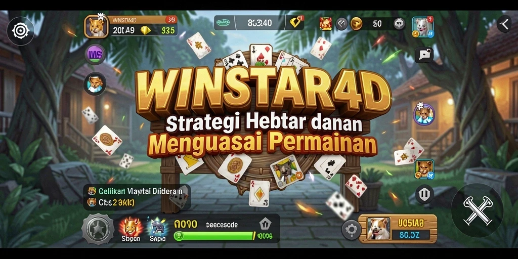 Tampilan gameplay strategis yang mendebarkan dari WINSTAR4D.